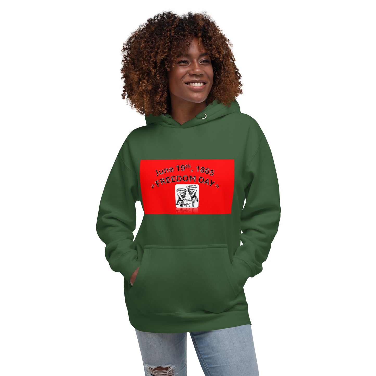 “June19, 1865 Freedom Day” Unisex Hoodie