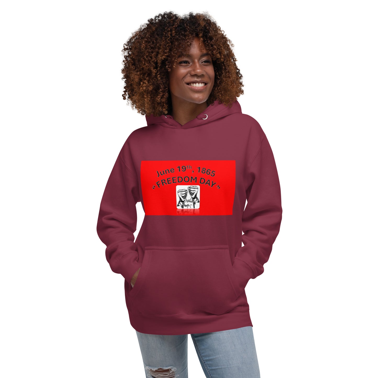 “June19, 1865 Freedom Day” Unisex Hoodie
