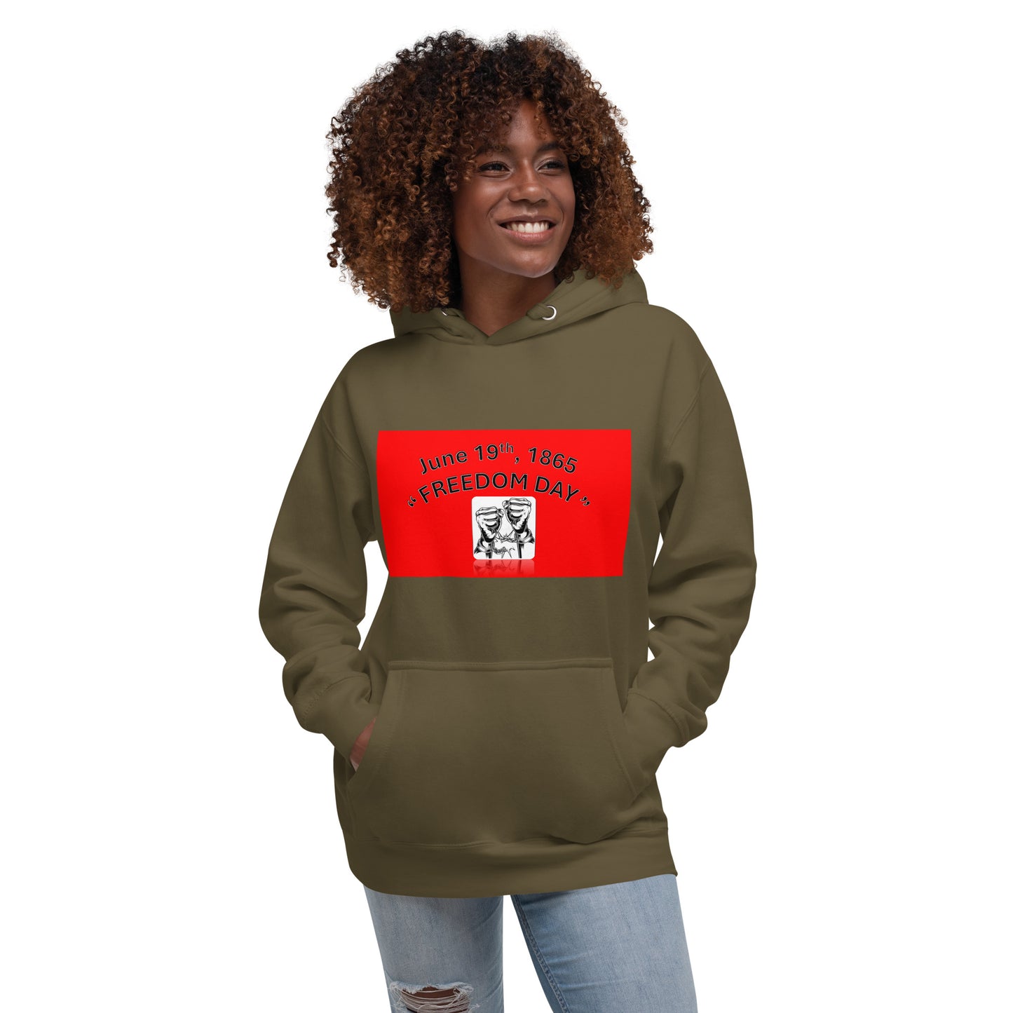 “June19, 1865 Freedom Day” Unisex Hoodie