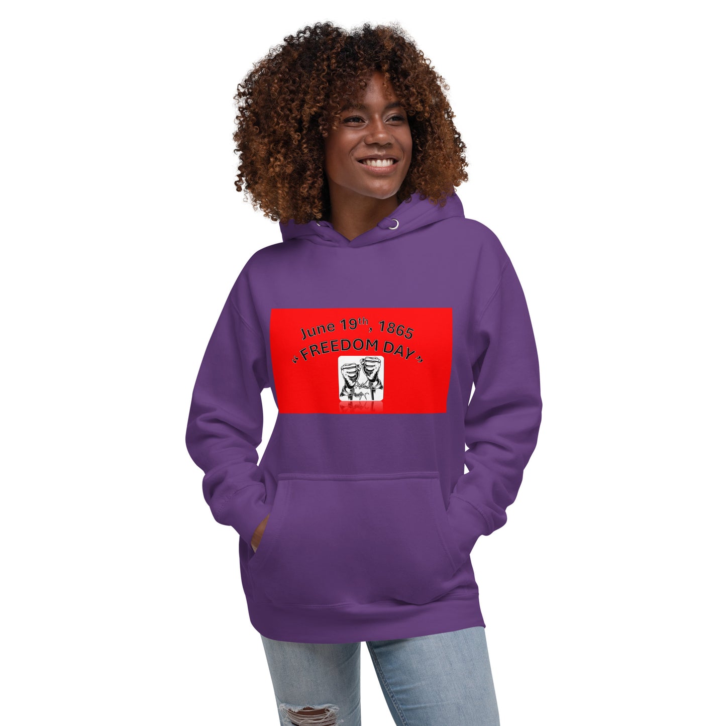 “June19, 1865 Freedom Day” Unisex Hoodie