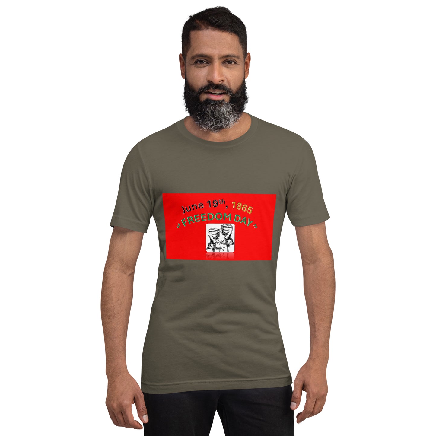 “June 19, 1865 Freedom Day” Unisex t-shirt