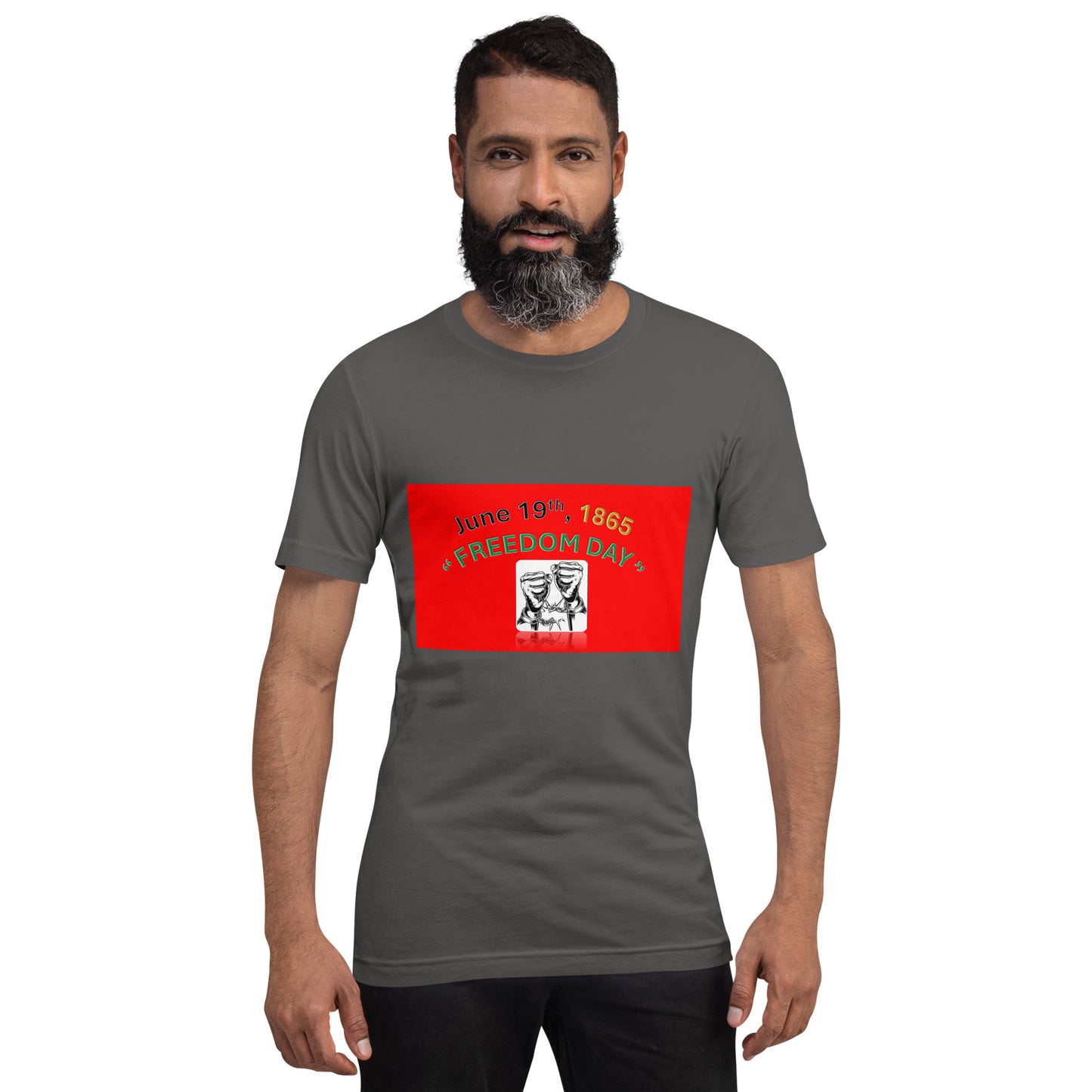 “June 19, 1865 Freedom Day” Unisex t-shirt