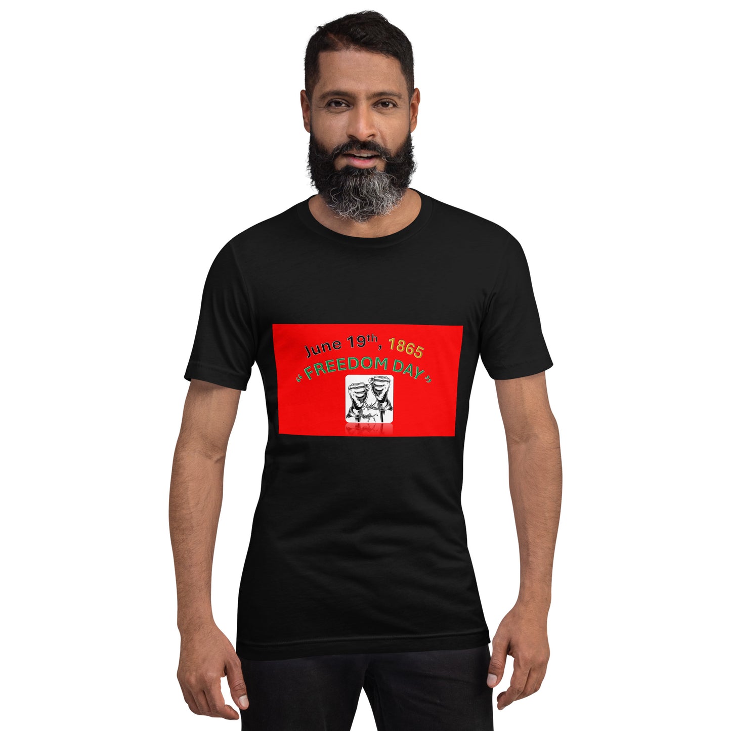 “June 19, 1865 Freedom Day” Unisex t-shirt