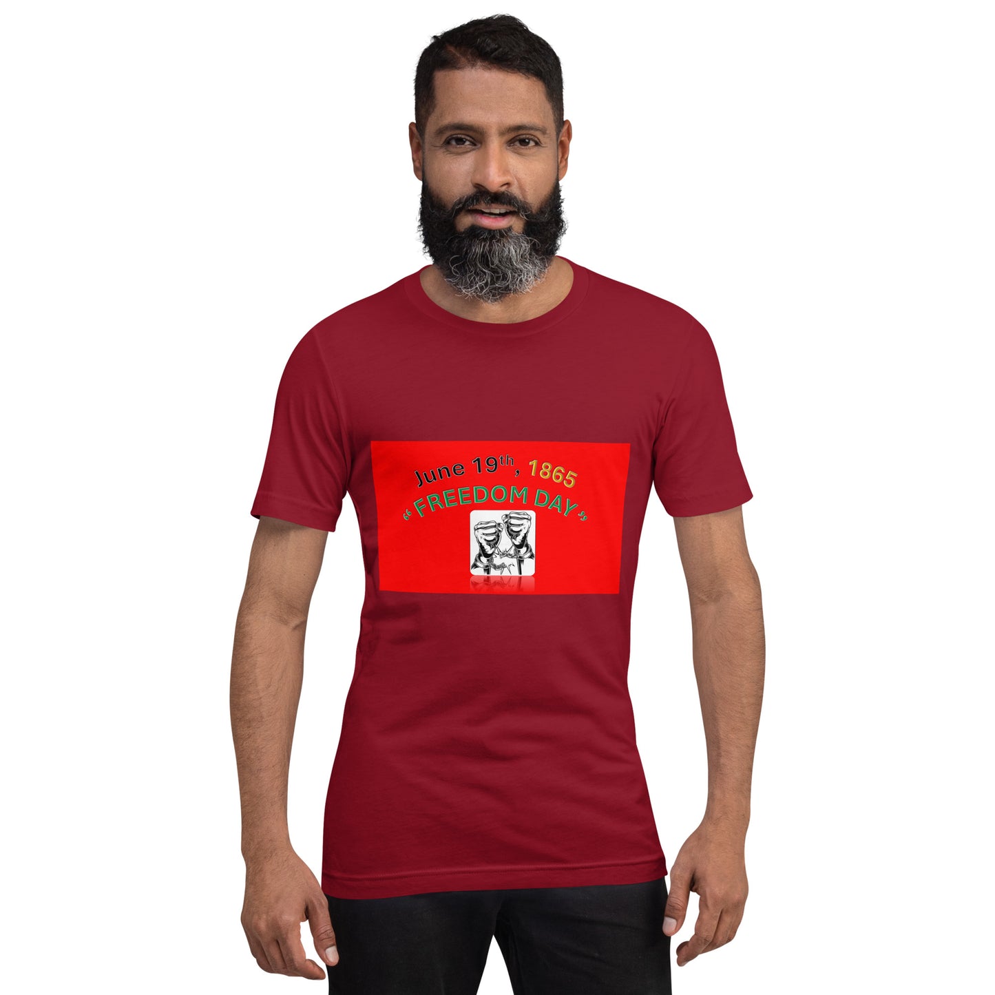 “June 19, 1865 Freedom Day” Unisex t-shirt
