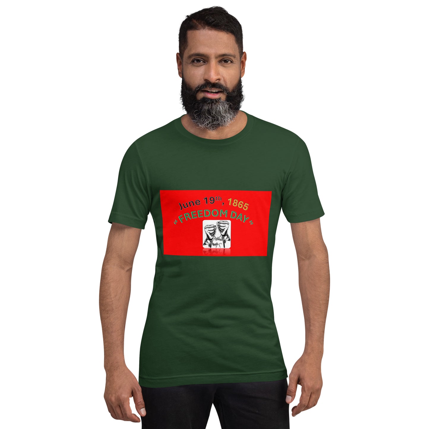 “June 19, 1865 Freedom Day” Unisex t-shirt