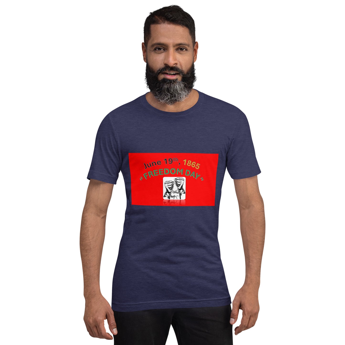 “June 19, 1865 Freedom Day” Unisex t-shirt