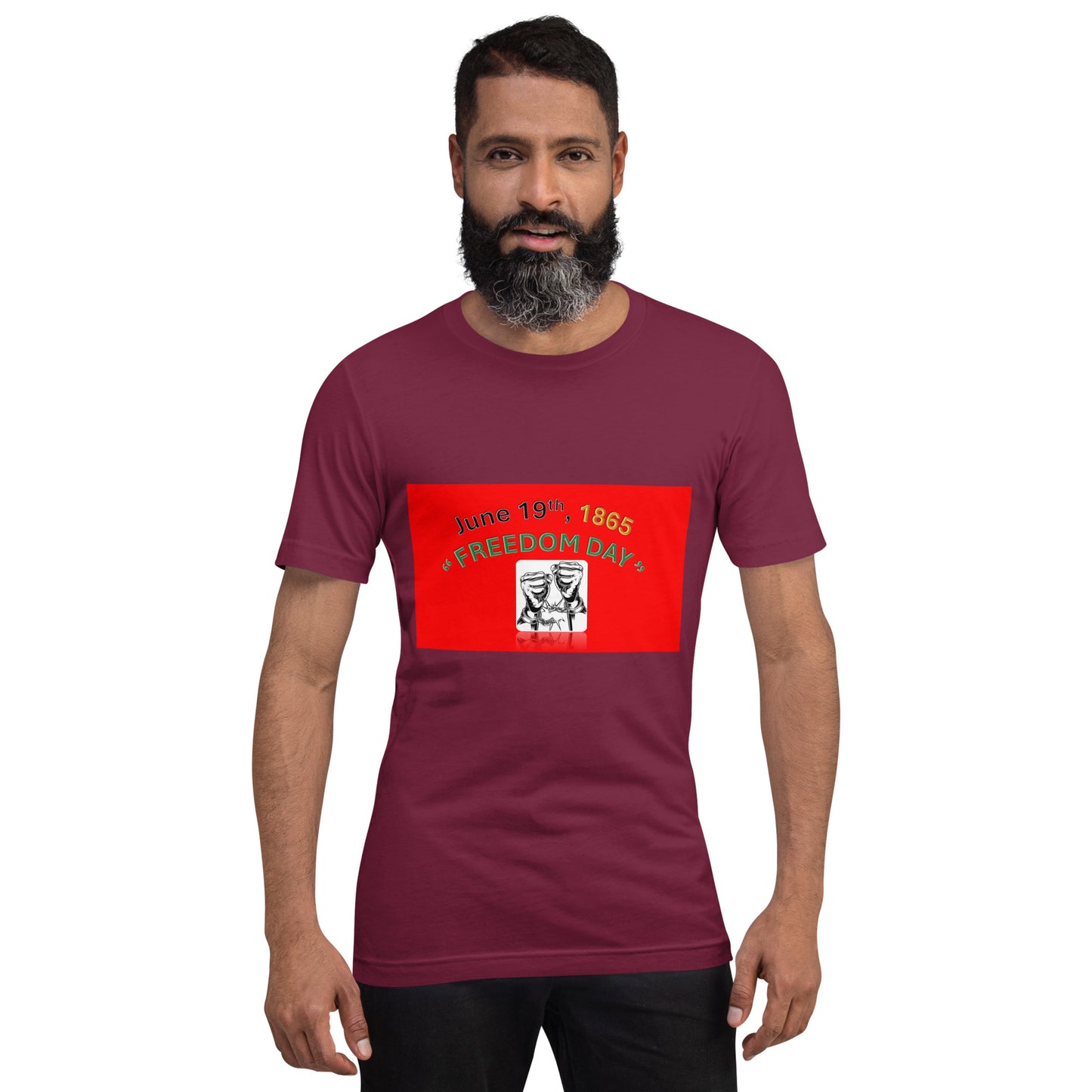 “June 19, 1865 Freedom Day” Unisex t-shirt