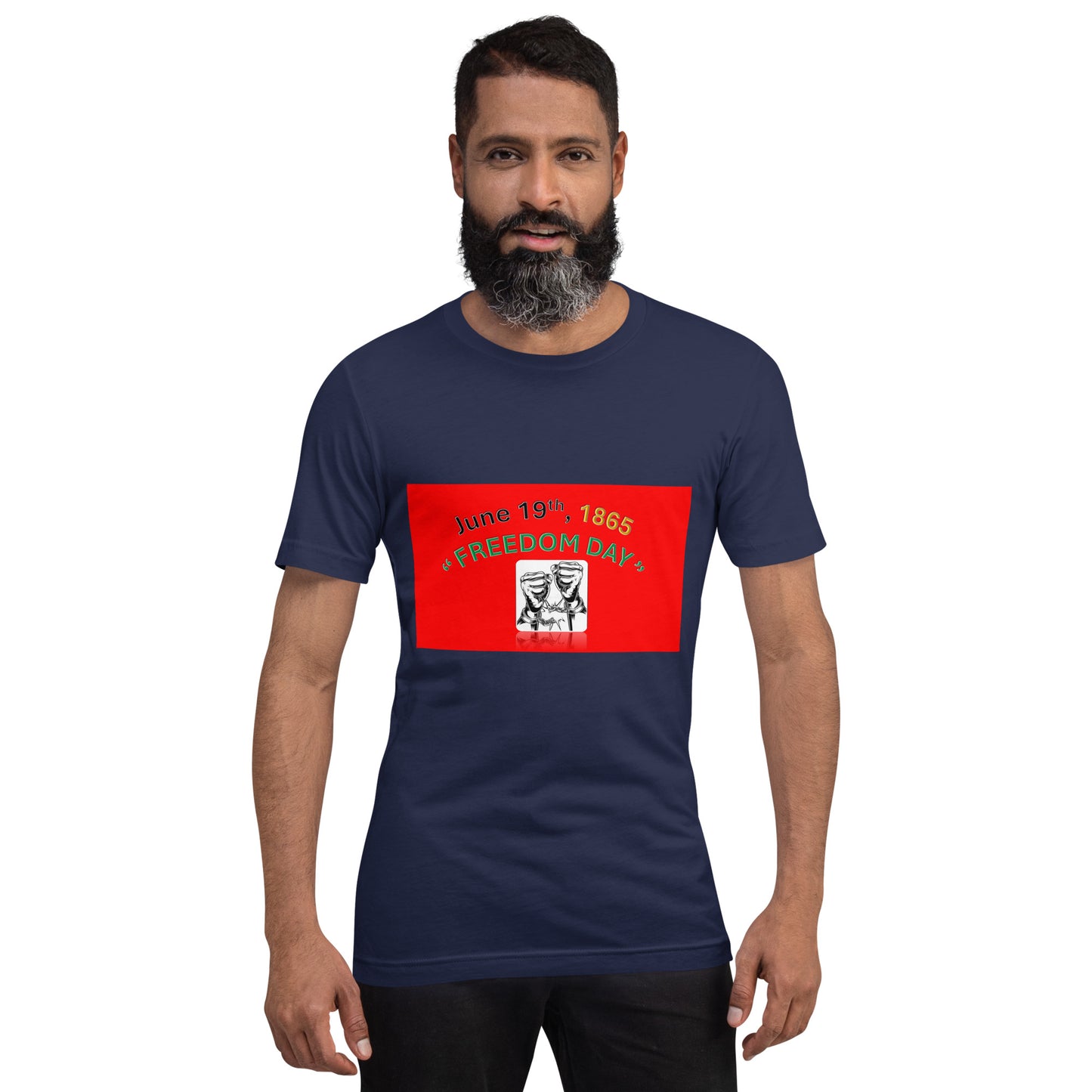 “June 19, 1865 Freedom Day” Unisex t-shirt
