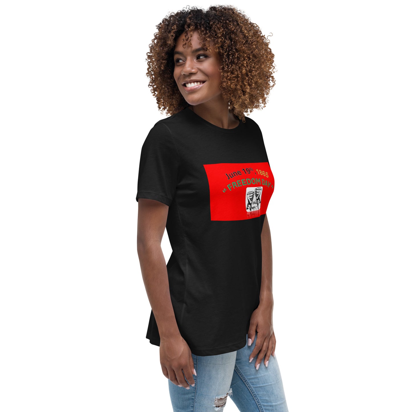“June 19, 1865 Freedom Day” Women's Relaxed T-Shirt