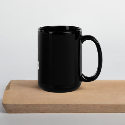 "Early to rise" black coffee/tea mug