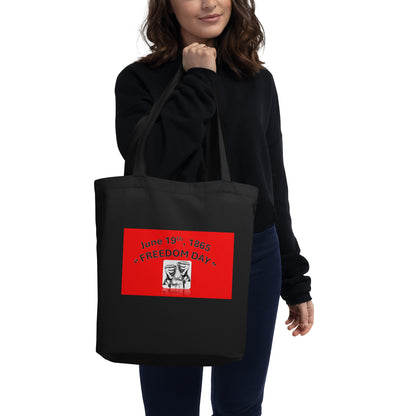 “June 19, 1865 - Freedom Day” Eco Tote Bag