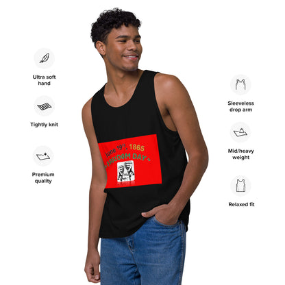 “June 19, 1865 Freedom Day” Men’s premium tank top