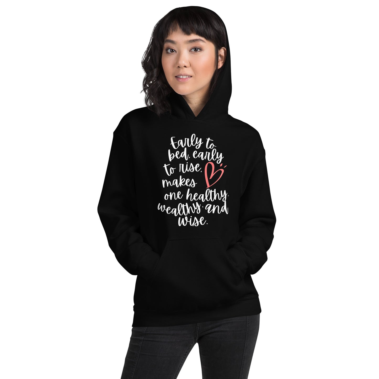 "Early to bed, early to rise" Women's Hoodie