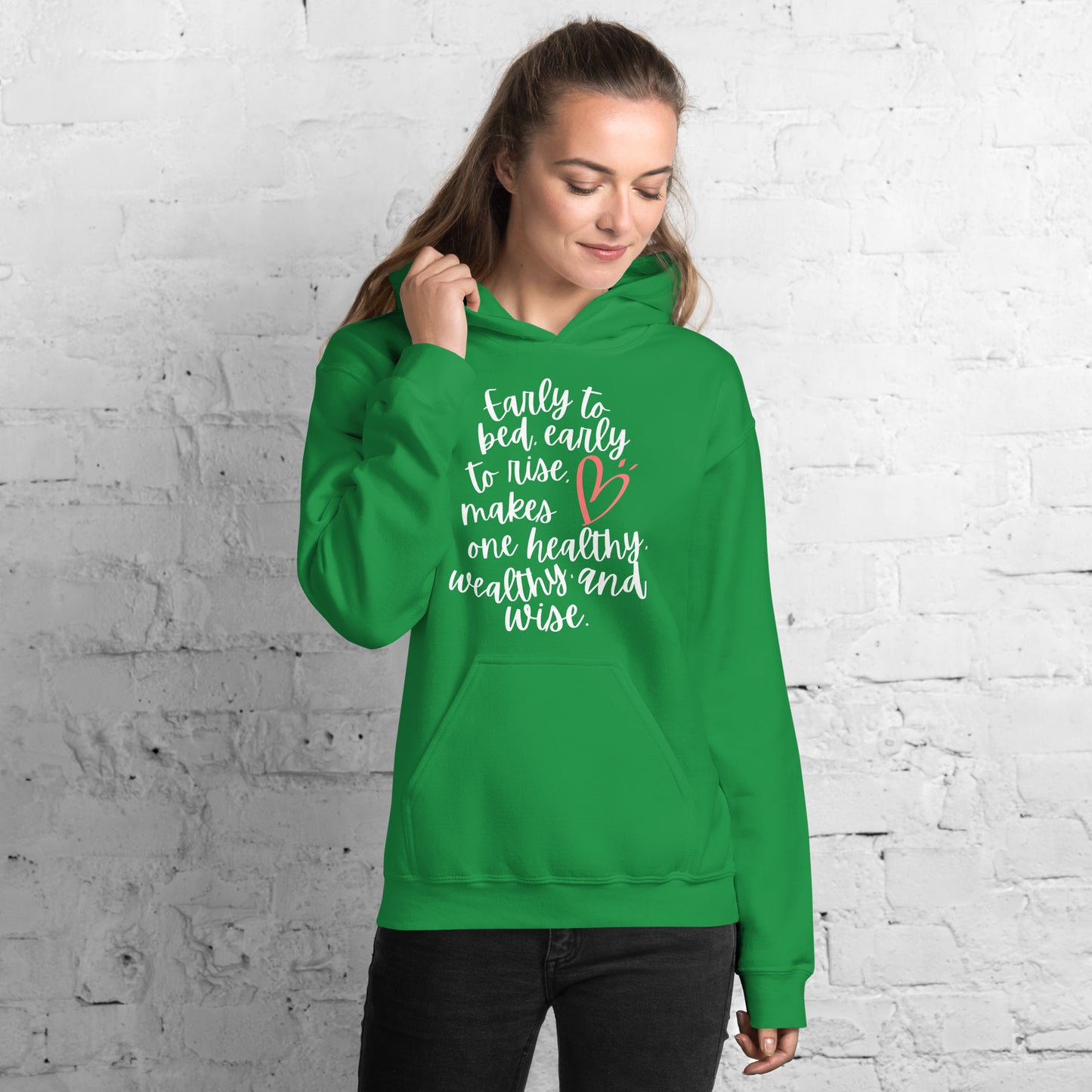 "Early to bed, early to rise" Women's Hoodie