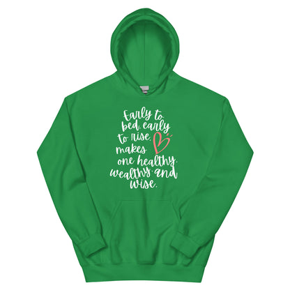 "Early to bed, early to rise" Women's Hoodie