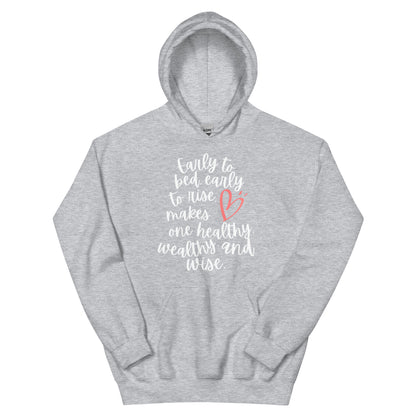 "Early to bed, early to rise" Women's Hoodie