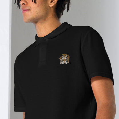 "Coat of Arms" Unisex pique polo shirt