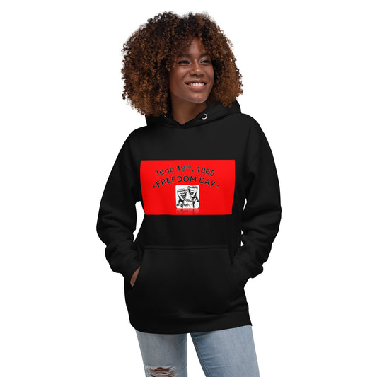 “June19, 1865 Freedom Day” Unisex Hoodie