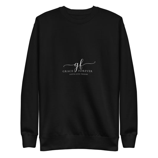 “Freedom of Mind and Spirit” Unisex Premium Sweatshirt (design on back)