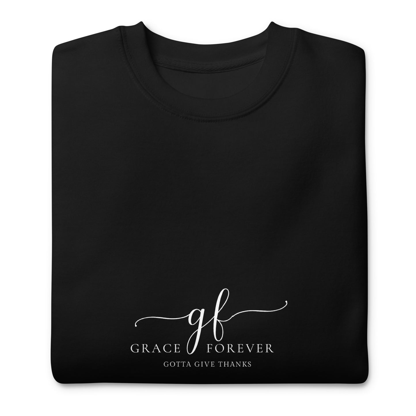“Freedom of Mind and Spirit” Unisex Premium Sweatshirt (design on back)