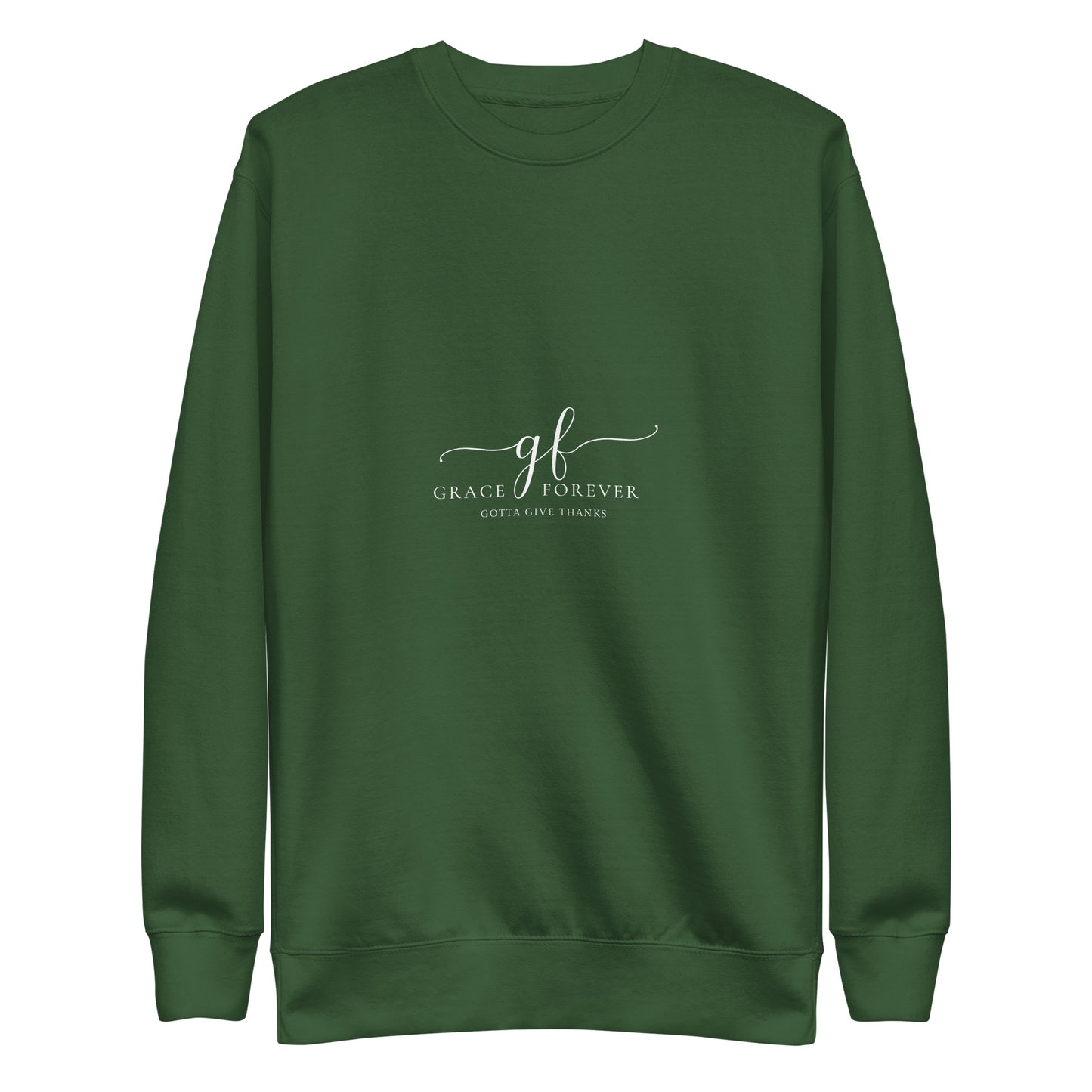 “Freedom of Mind and Spirit” Unisex Premium Sweatshirt (design on back)