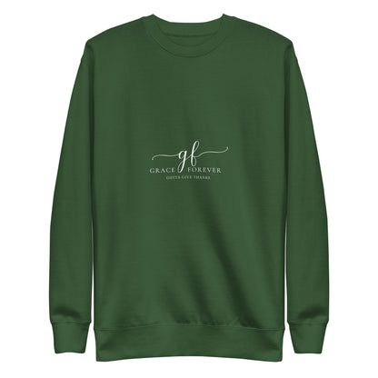 “Freedom of Mind and Spirit” Unisex Premium Sweatshirt (design on back)