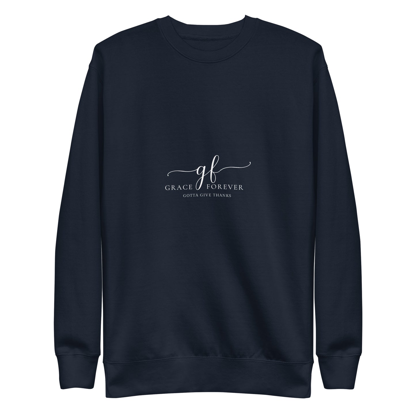 “Freedom of Mind and Spirit” Unisex Premium Sweatshirt (design on back)