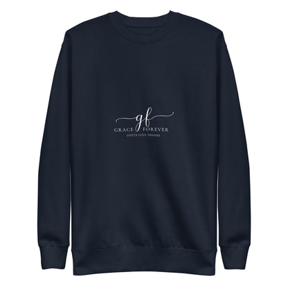 “Freedom of Mind and Spirit” Unisex Premium Sweatshirt (design on back)
