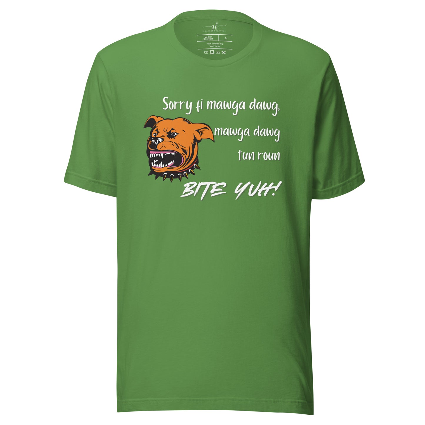 "Sorry fi mawga dawg" Unisex t-shirt