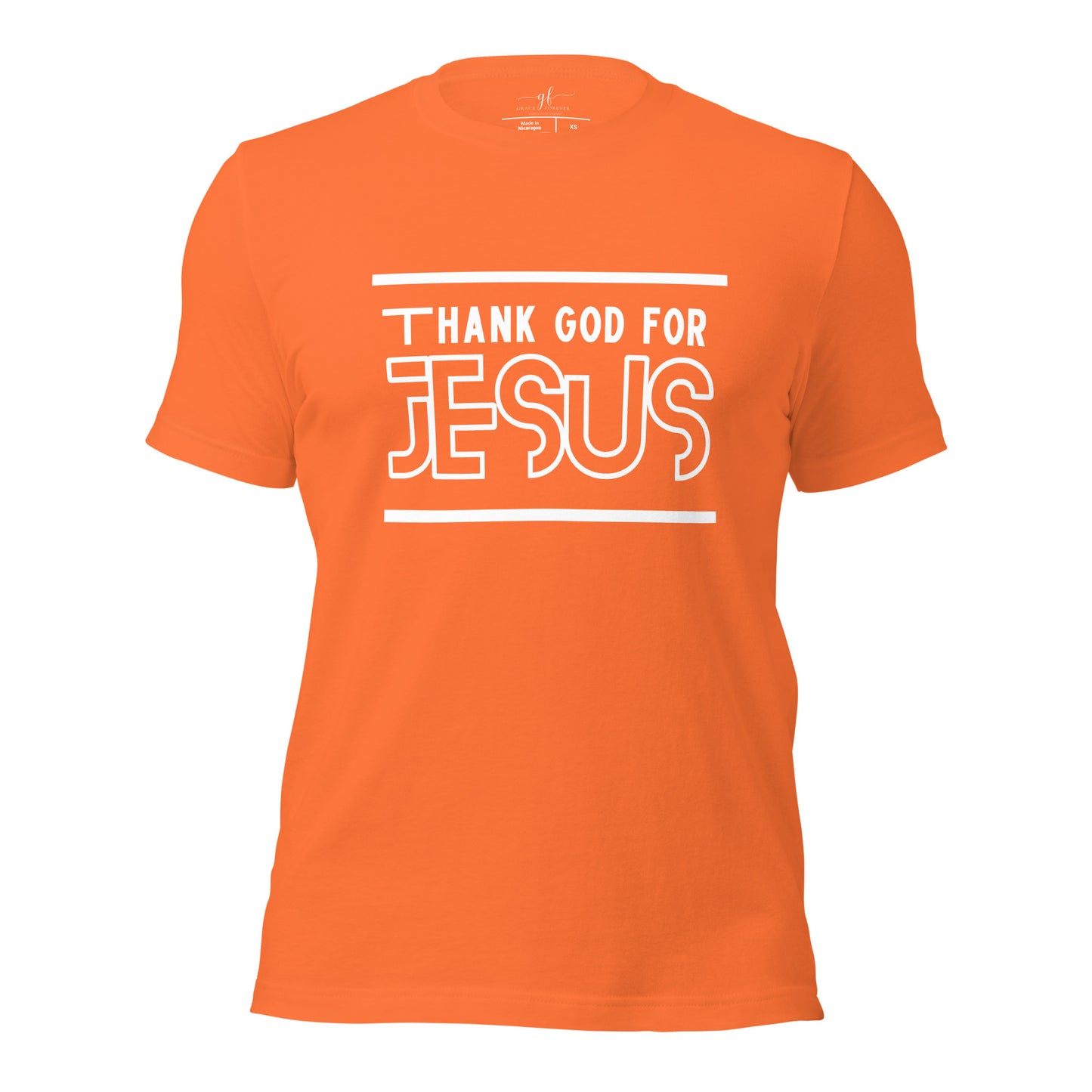 "Thank God for Jesus" Adult Unisex t-shirt