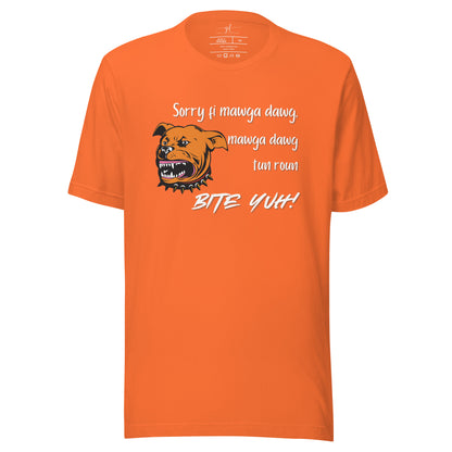 "Sorry fi mawga dawg" Unisex t-shirt