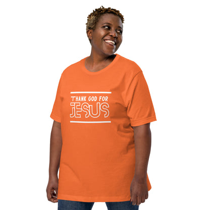 "Thank God for Jesus" Adult Unisex t-shirt