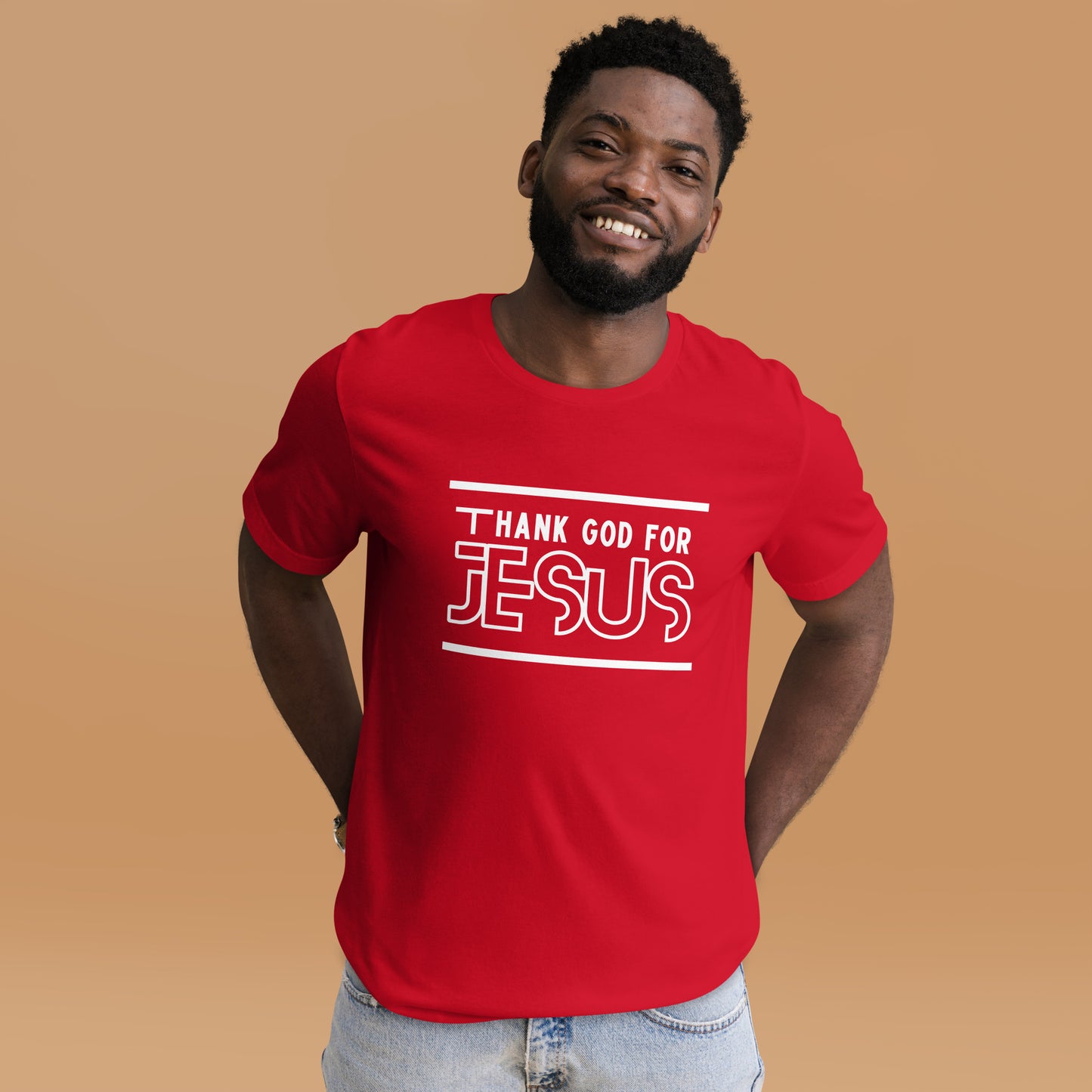 "Thank God for Jesus" Adult Unisex t-shirt