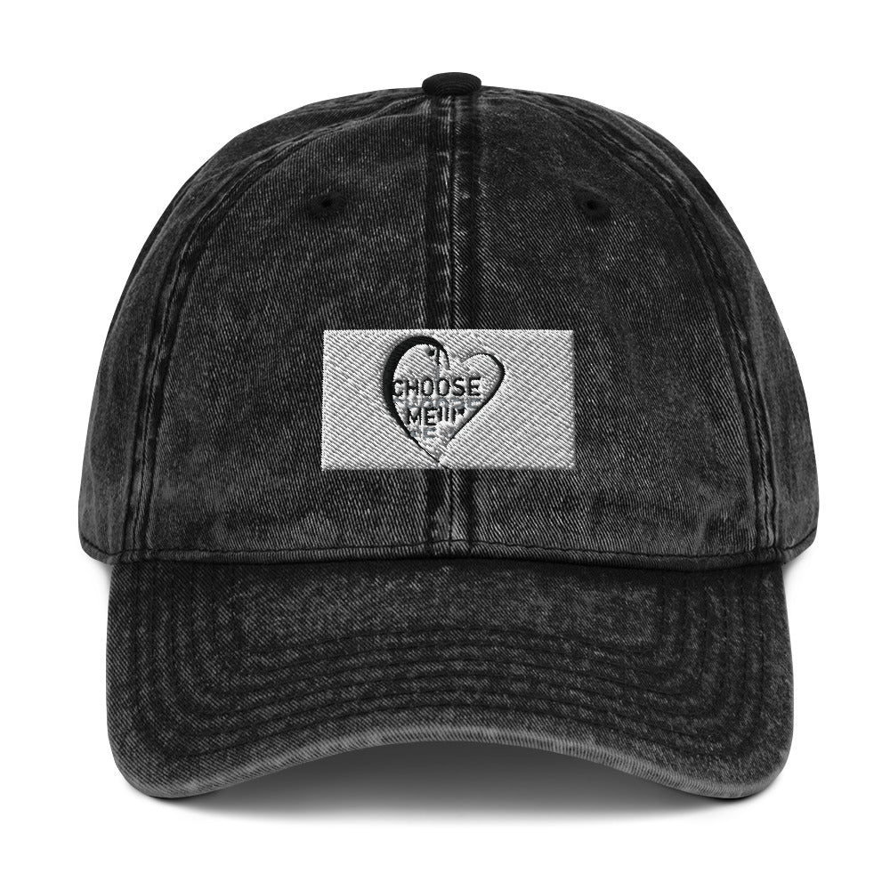 “I Choose Me” Vintage Cotton Twill Cap