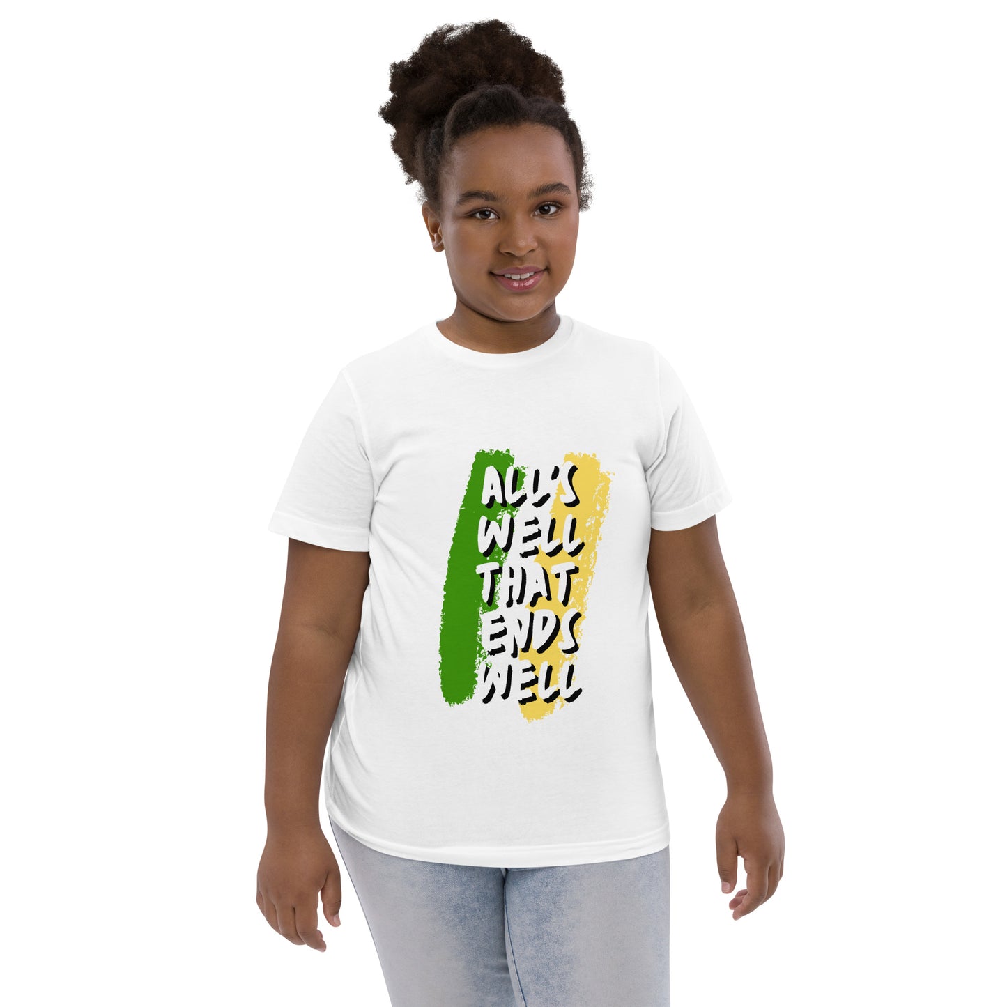 "All's well that ends well" unisex kids jersey t-shirt