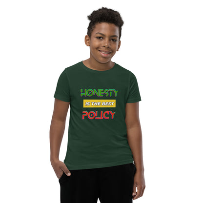 "honesty is the best policy" Youth Short Sleeve T-Shirt