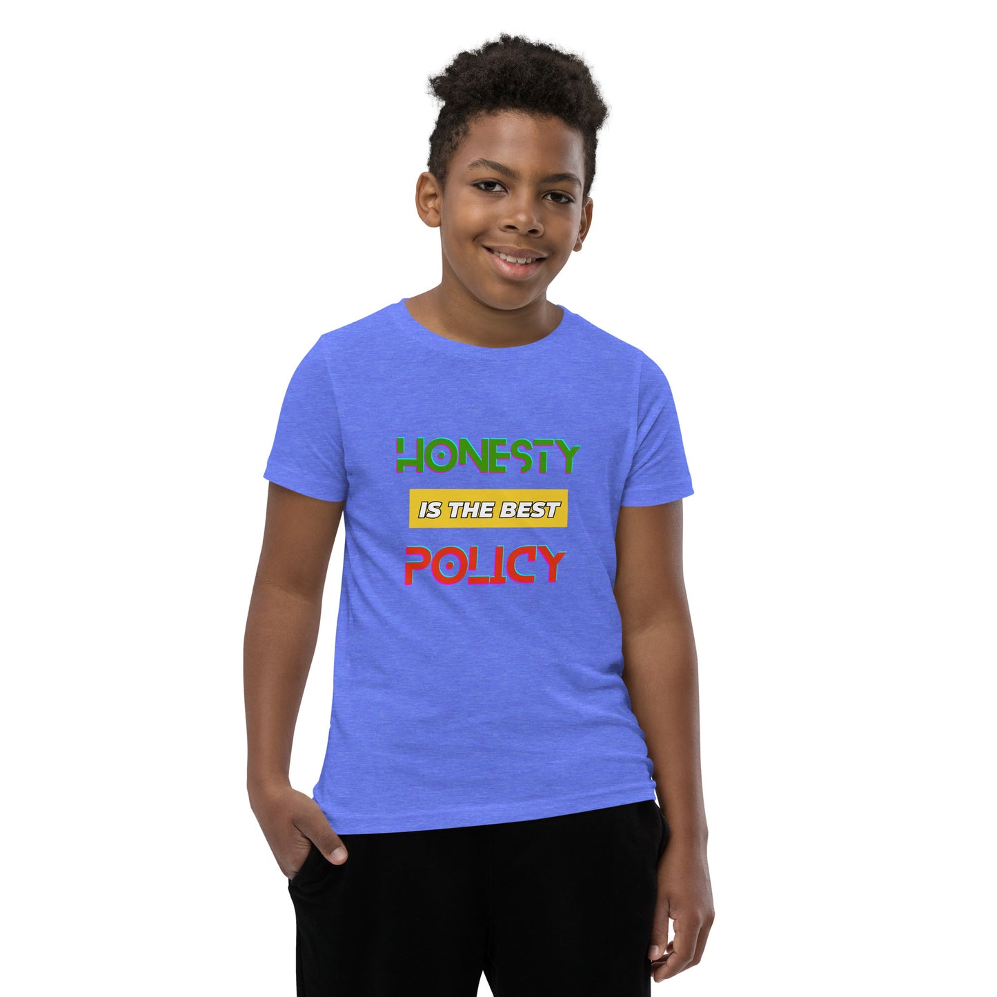 "honesty is the best policy" Youth Short Sleeve T-Shirt