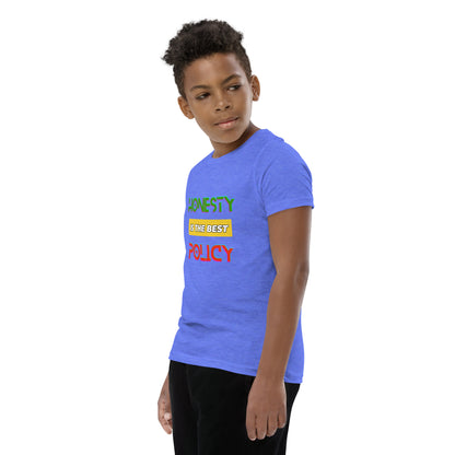 "honesty is the best policy" Youth Short Sleeve T-Shirt