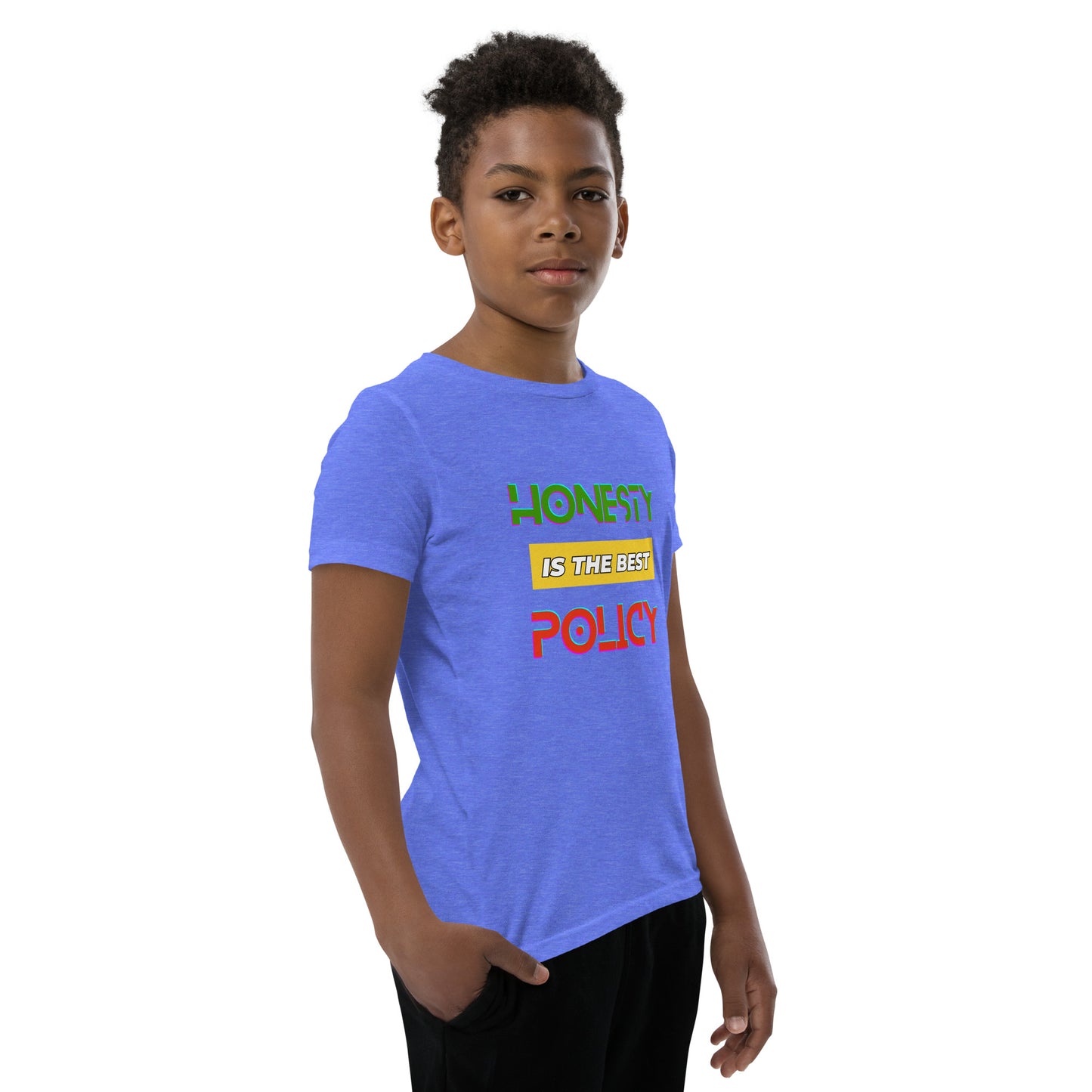 "honesty is the best policy" Youth Short Sleeve T-Shirt