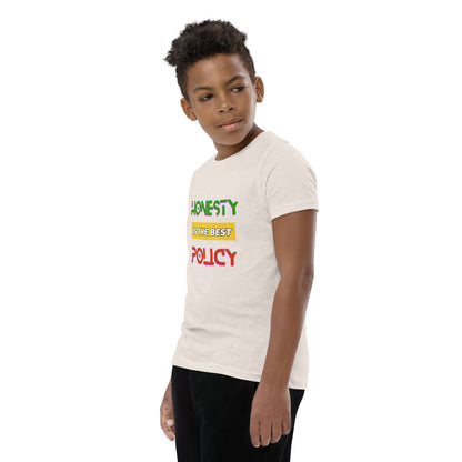 "honesty is the best policy" Youth Short Sleeve T-Shirt