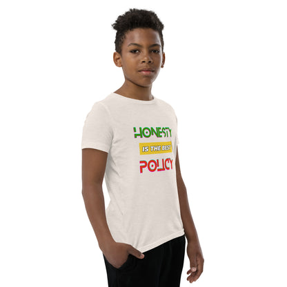 "honesty is the best policy" Youth Short Sleeve T-Shirt