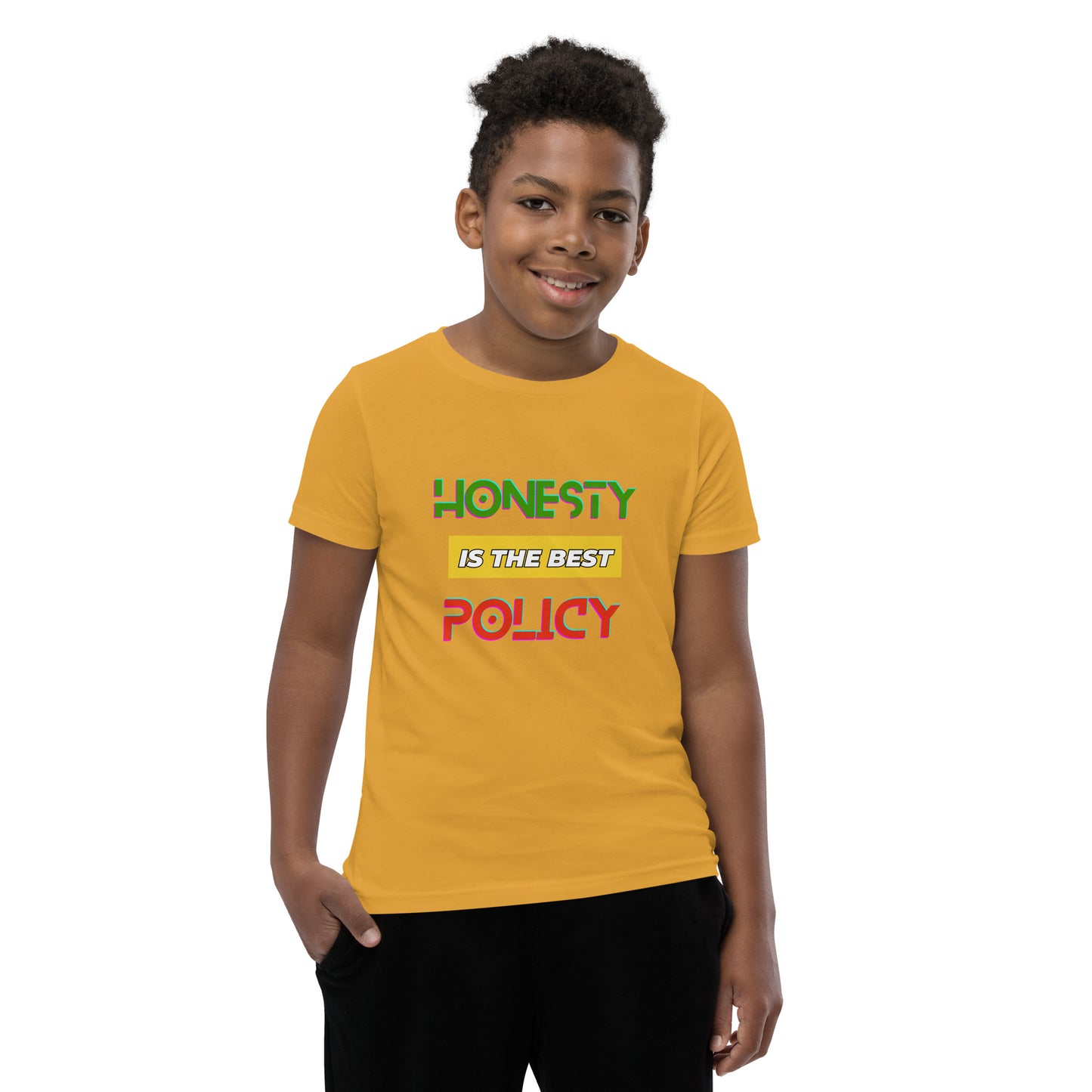 "honesty is the best policy" Youth Short Sleeve T-Shirt