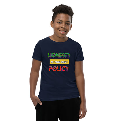 "honesty is the best policy" Youth Short Sleeve T-Shirt