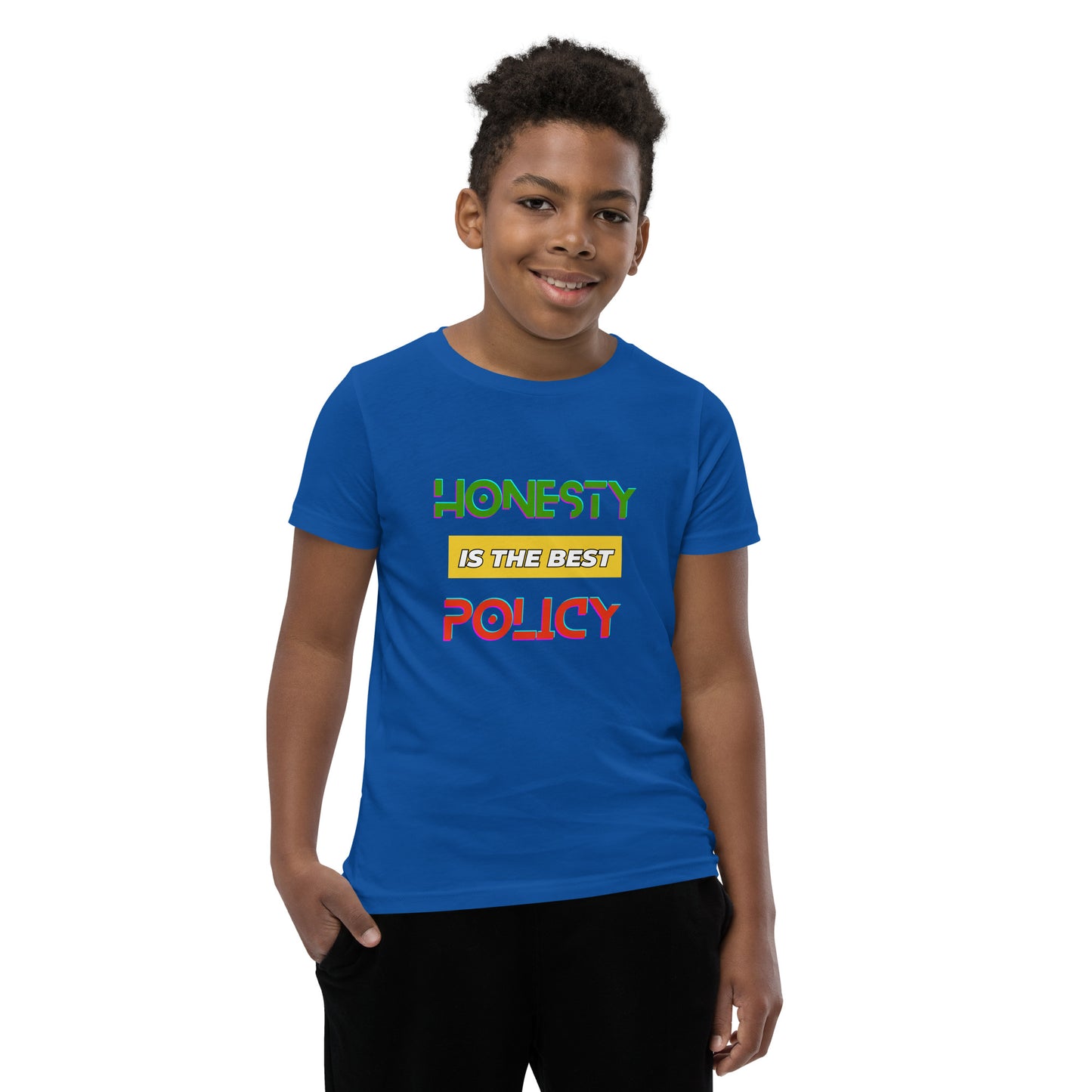 "honesty is the best policy" Youth Short Sleeve T-Shirt