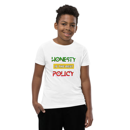 "honesty is the best policy" Youth Short Sleeve T-Shirt