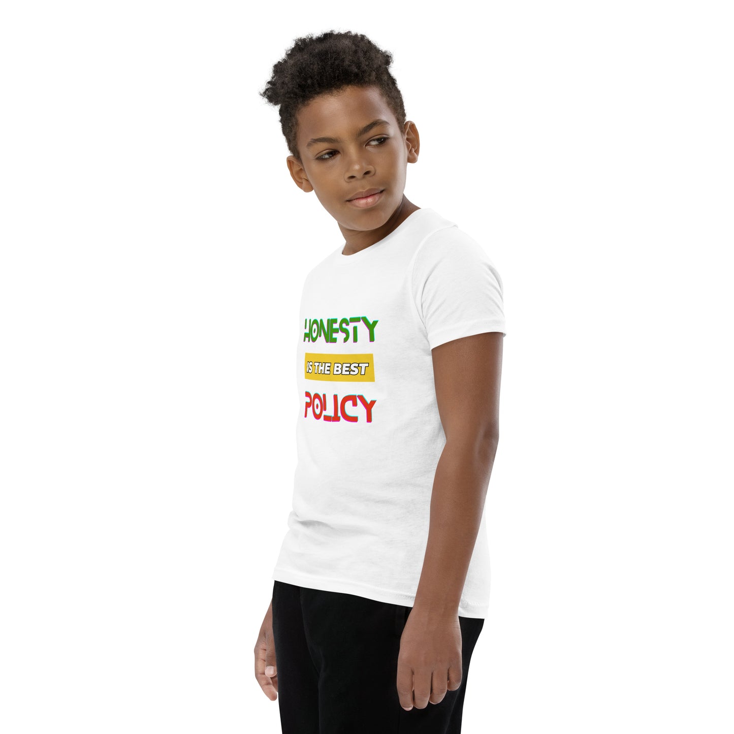 "honesty is the best policy" Youth Short Sleeve T-Shirt